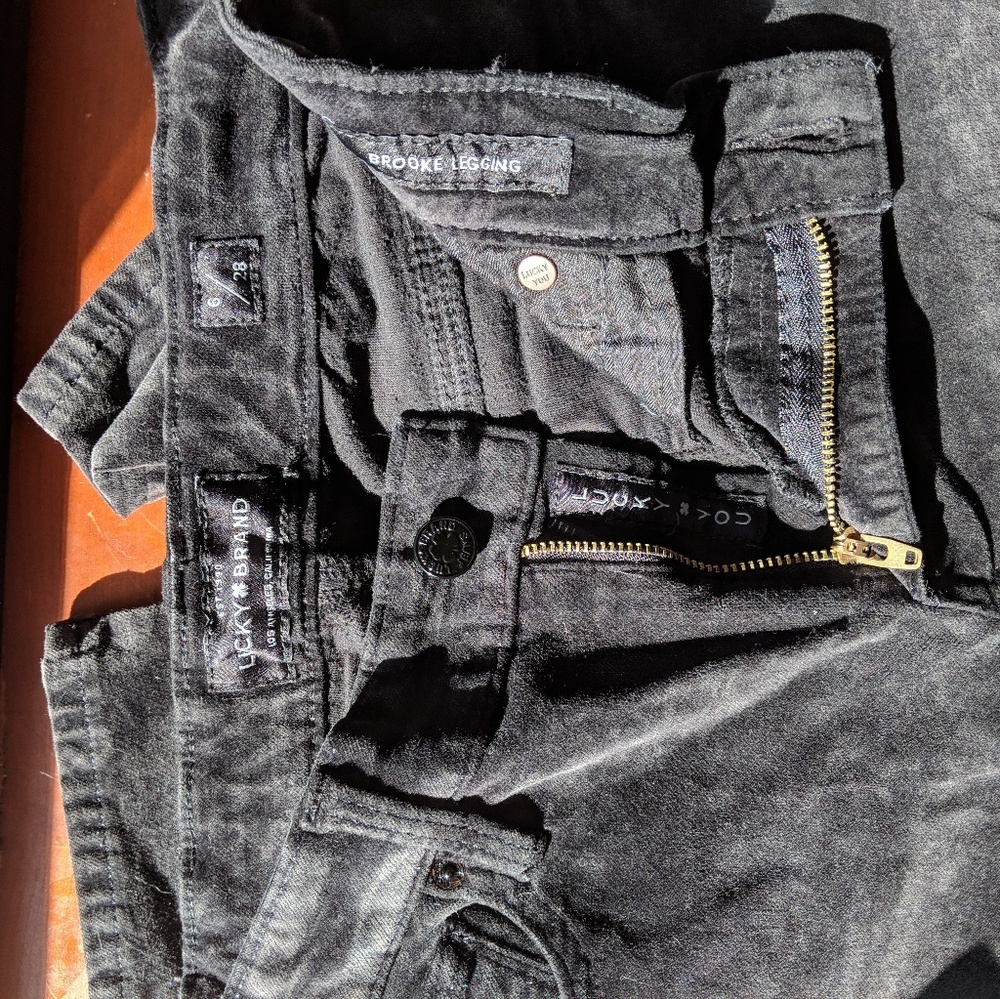 Brooke Legging Jean in Velvet